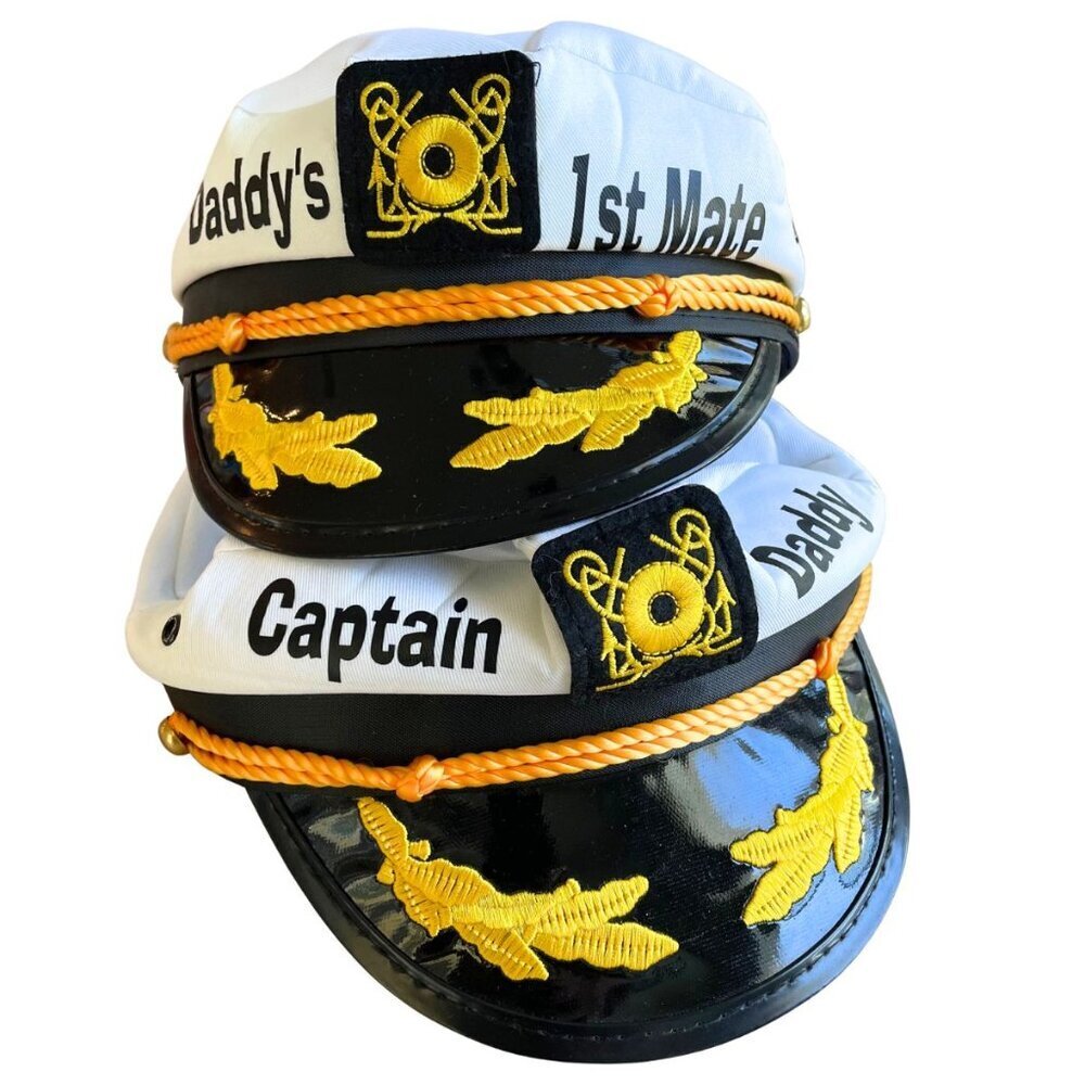 Captain Daddy & Daddy's First Mate Sailor Hats, Daddy & Me